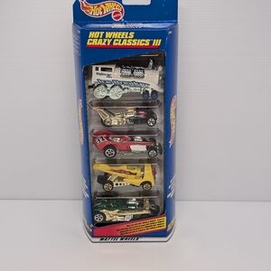 Mattel Hot Wheels Crazy Classics III Set 1998. #21085 (5 Pack) Sealed Package